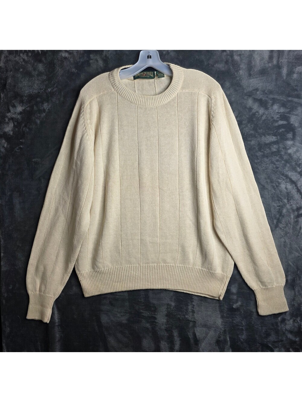 Vintage 90s American Eagle Outfitters Ramie Cotton Crewneck Knit Sweater Men's M